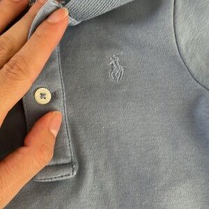Baby Ralph Lauren blue Polo Onesie. Size 3 months. Excellent condition.